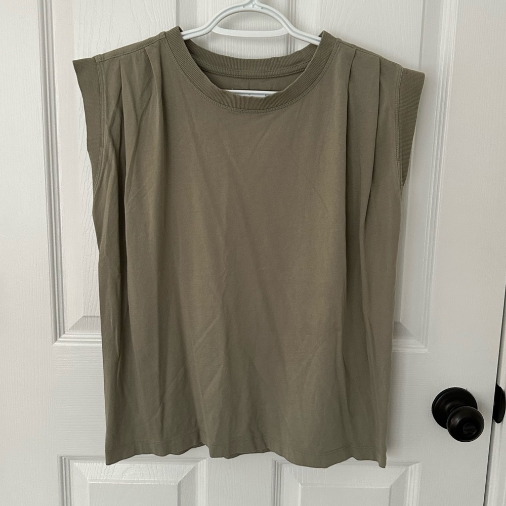 Loft Olive Sleeveless Women's Top